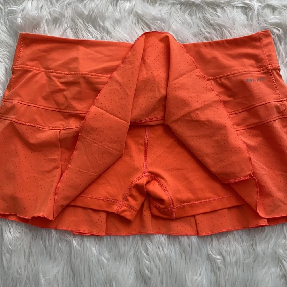Nike | Orange Tennis Skirt